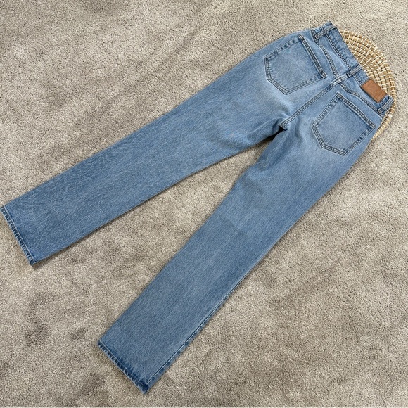 Unpublished Women’s Rae Olympic Straight Leg Jeans High Rise Medium Wash Blue 23 - Picture 6 of 15